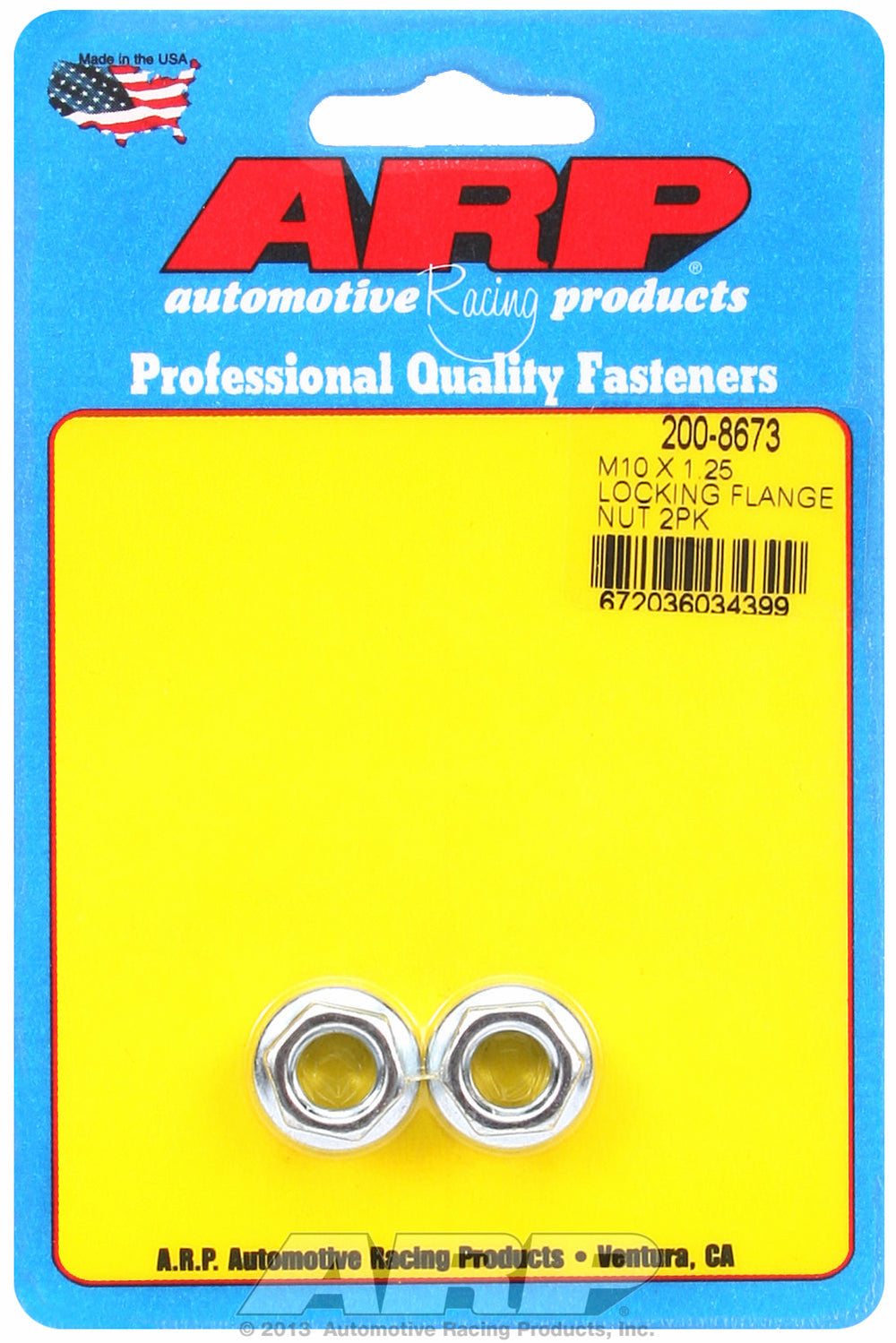 M10 x 1.25 2-Pc Pack Serrated Flange Nut