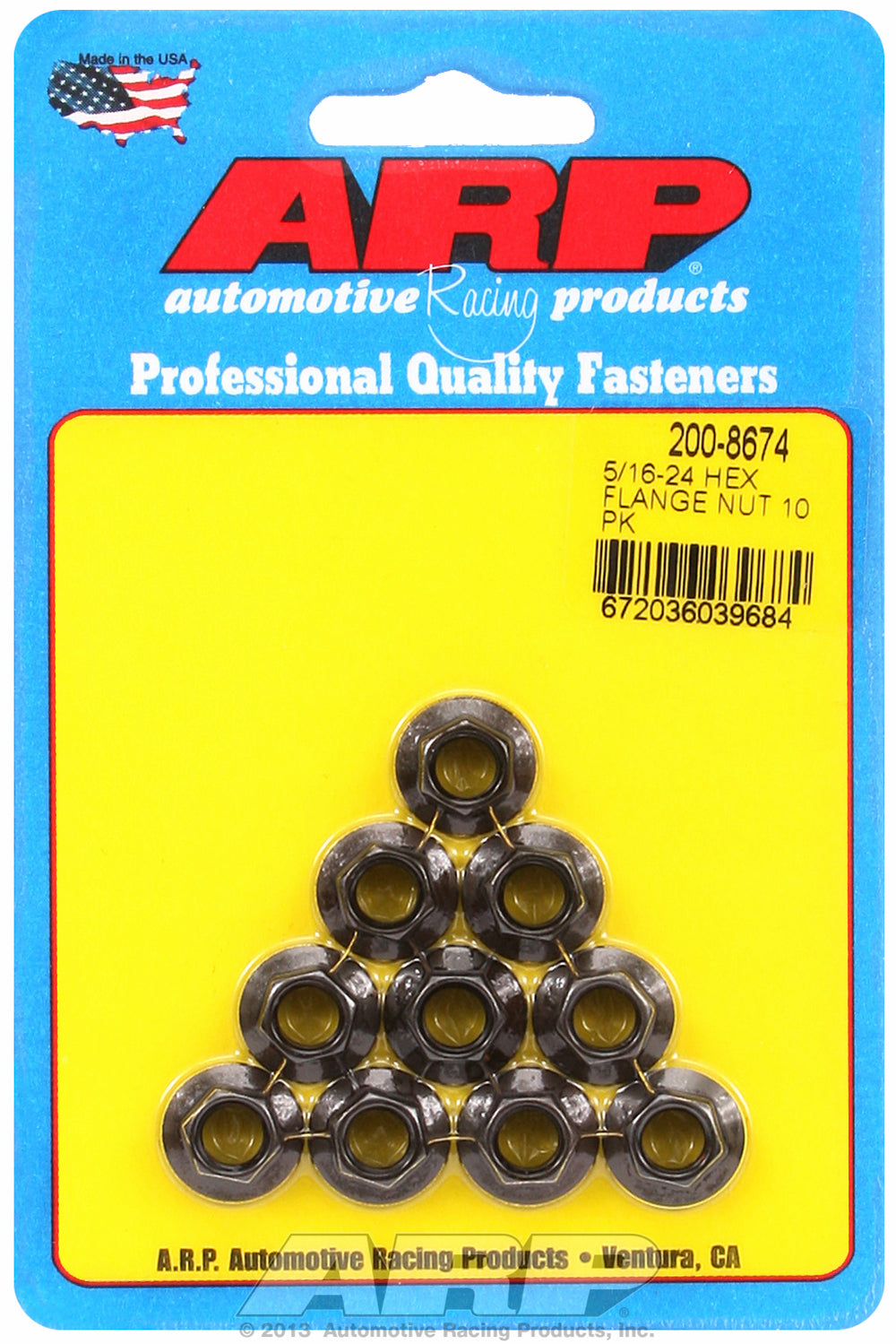 5/16-24 10-Pc Pack Hex Nut