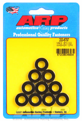 Black Oxide 10-PC Pack Metric Special Purpose Washers