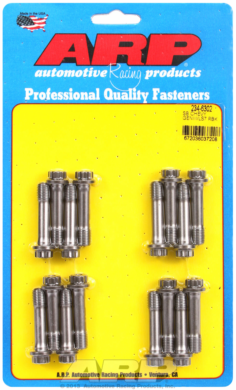 Pro Series ARP2000 Complete Rod Bolt Kit for Chevrolet Gen IV LS7 & LS9 small block (titanium rod)