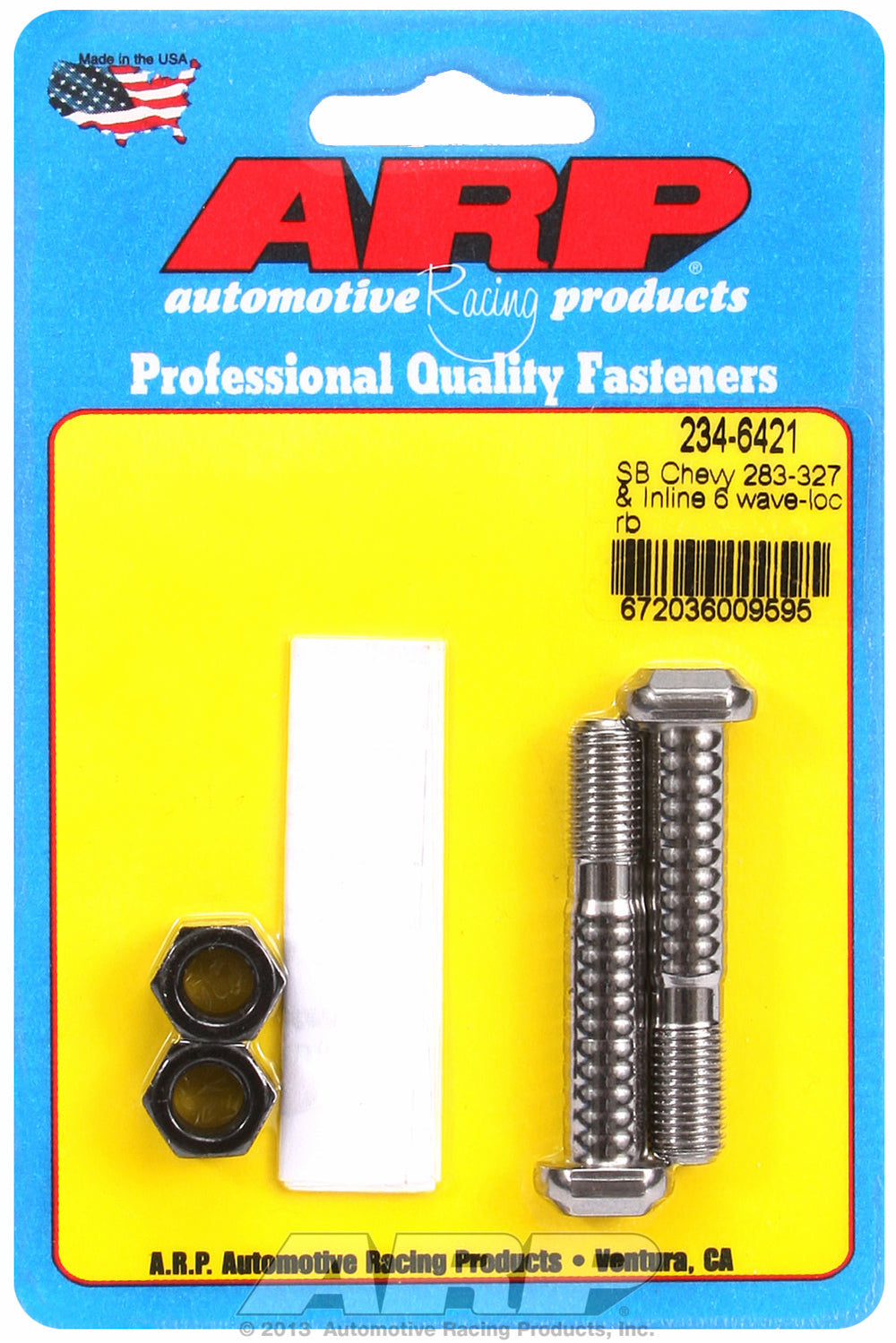 Pro Wave ARP2000 2-pc Rod Bolt Kit for Chevrolet 265-283-327 cid (small journal) 11/32˝
