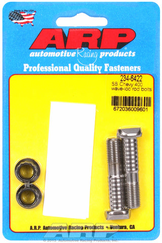Pro Wave ARP2000 2-pc Rod Bolt Kit for Chevrolet 400 cid