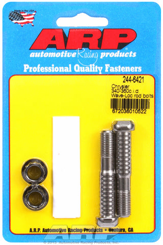 Pro Wave ARP2000 2-pc Rod Bolt Kit for Chrysler 318-340-360 Wedge & 318-360 Magnum