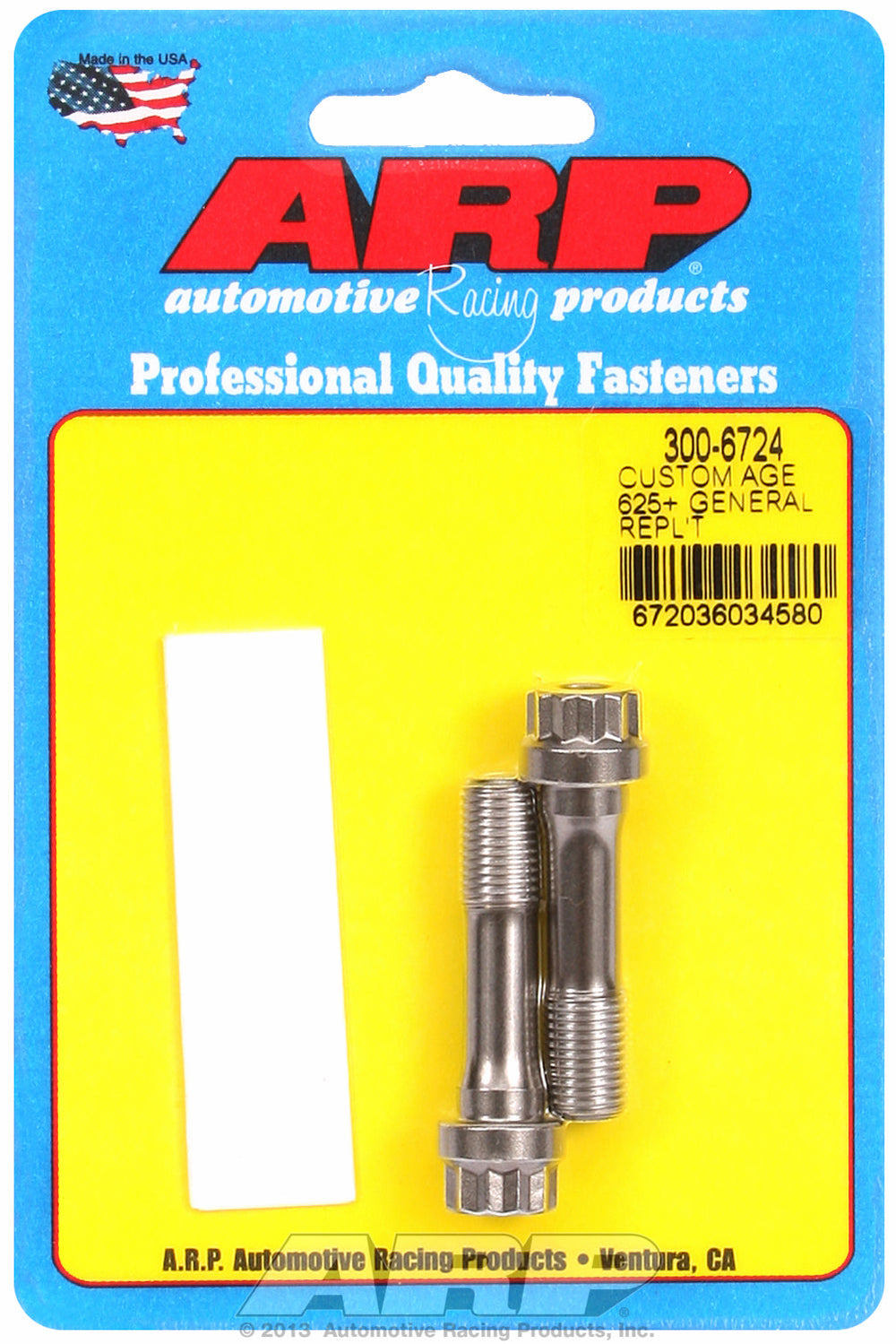 Custom Age 625+ General Replacement Rod Bolt Kit 2-pc