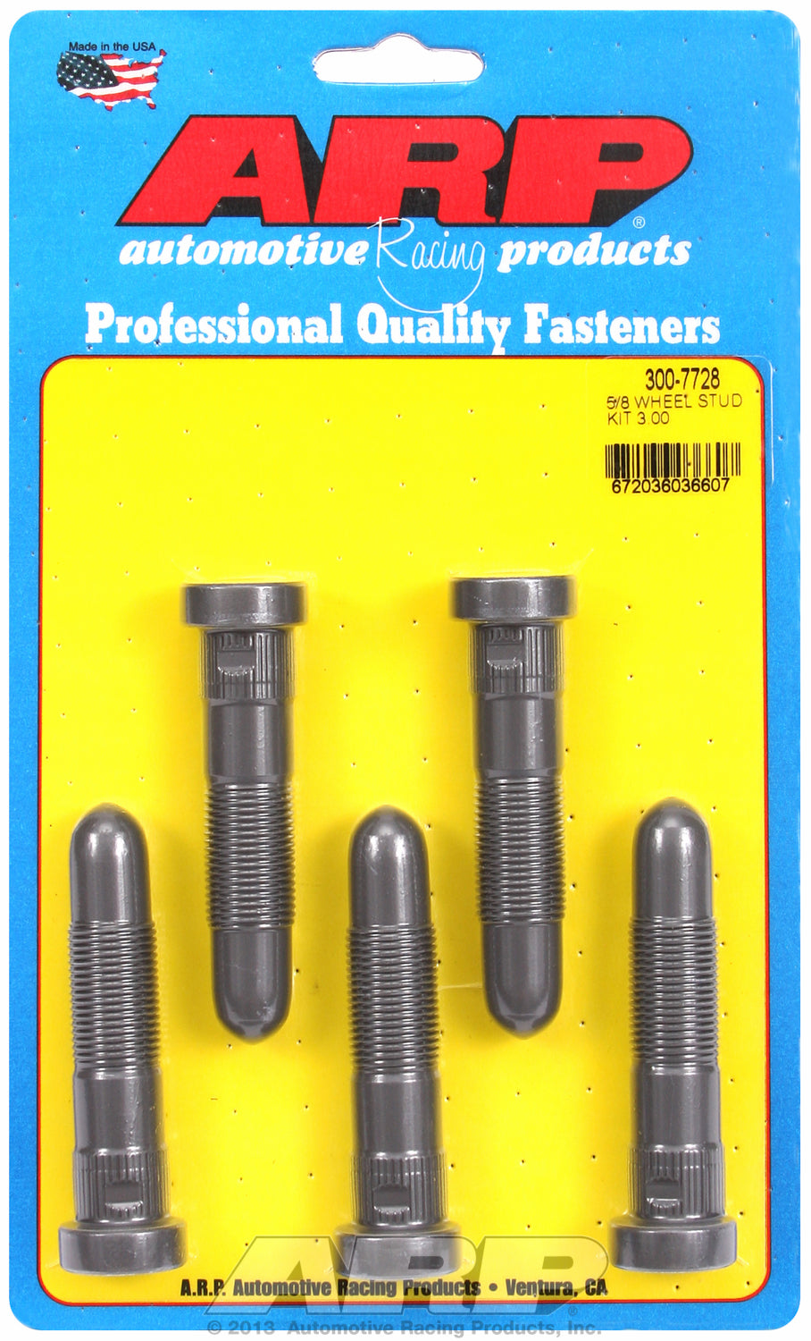 5/8-18 X 3.00 wheel stud kit