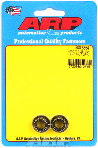 M10  8740 Black Oxide 12-pt Nut Kit