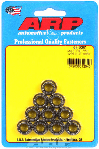 M9  8740 Black Oxide 12-pt Nut Kit