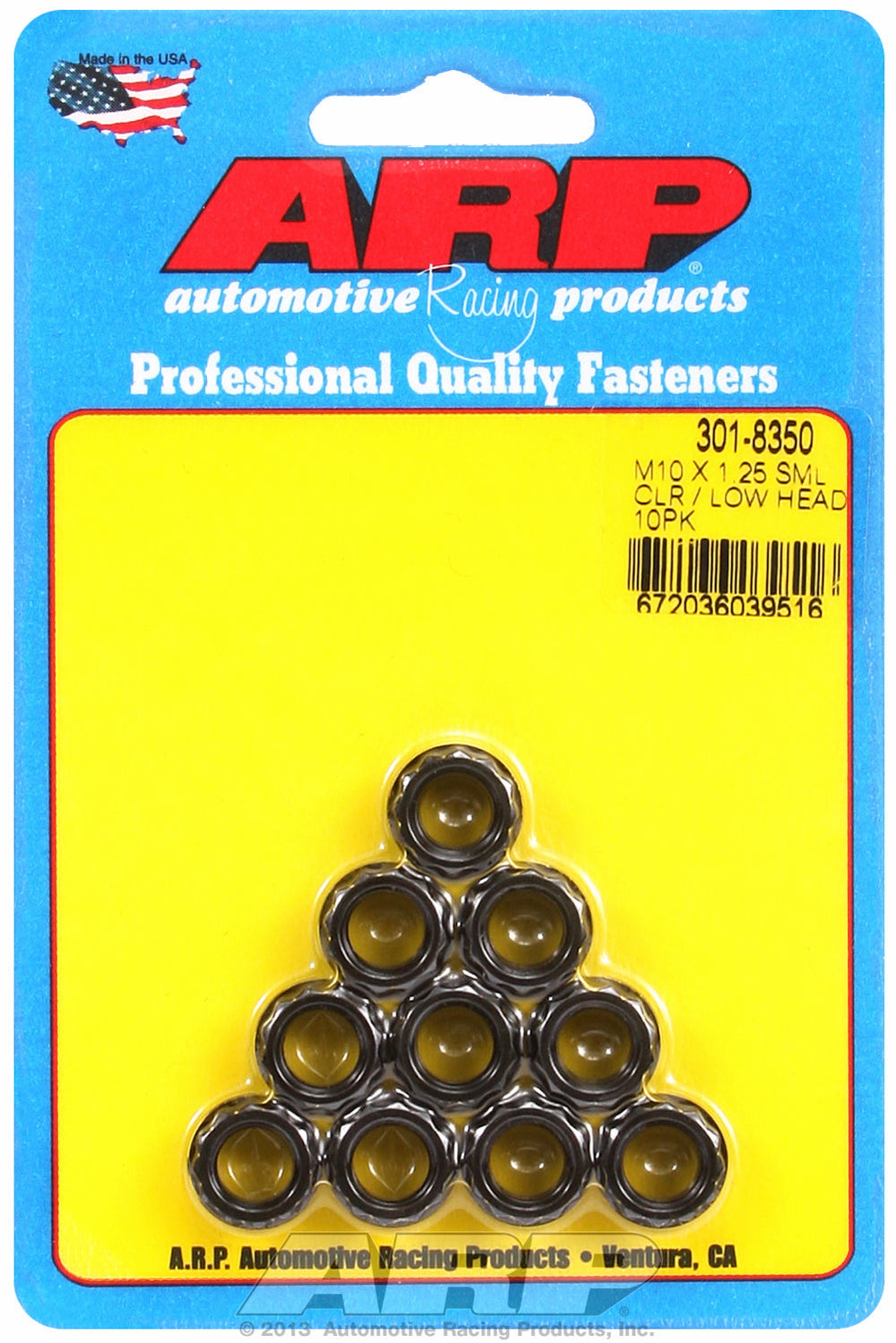 M10in  8740 Black Oxide 12-pt Nut Kit