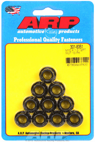 M10in  8740 Black Oxide 12-pt Nut Kit