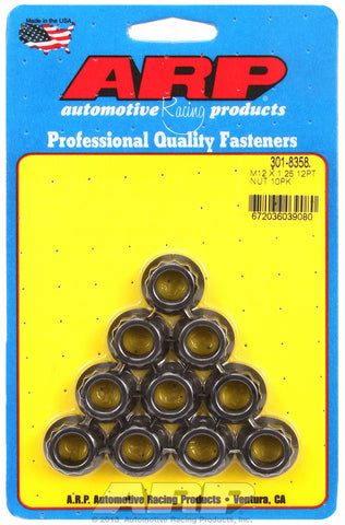 M12in  8740 Black Oxide 12-pt Nut Kit