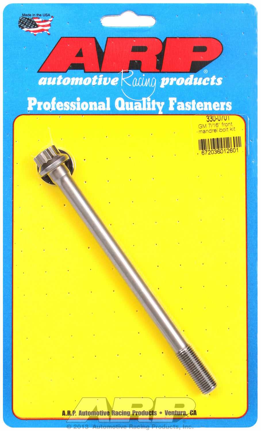 GM 7/16 front Mandrel bolt kit