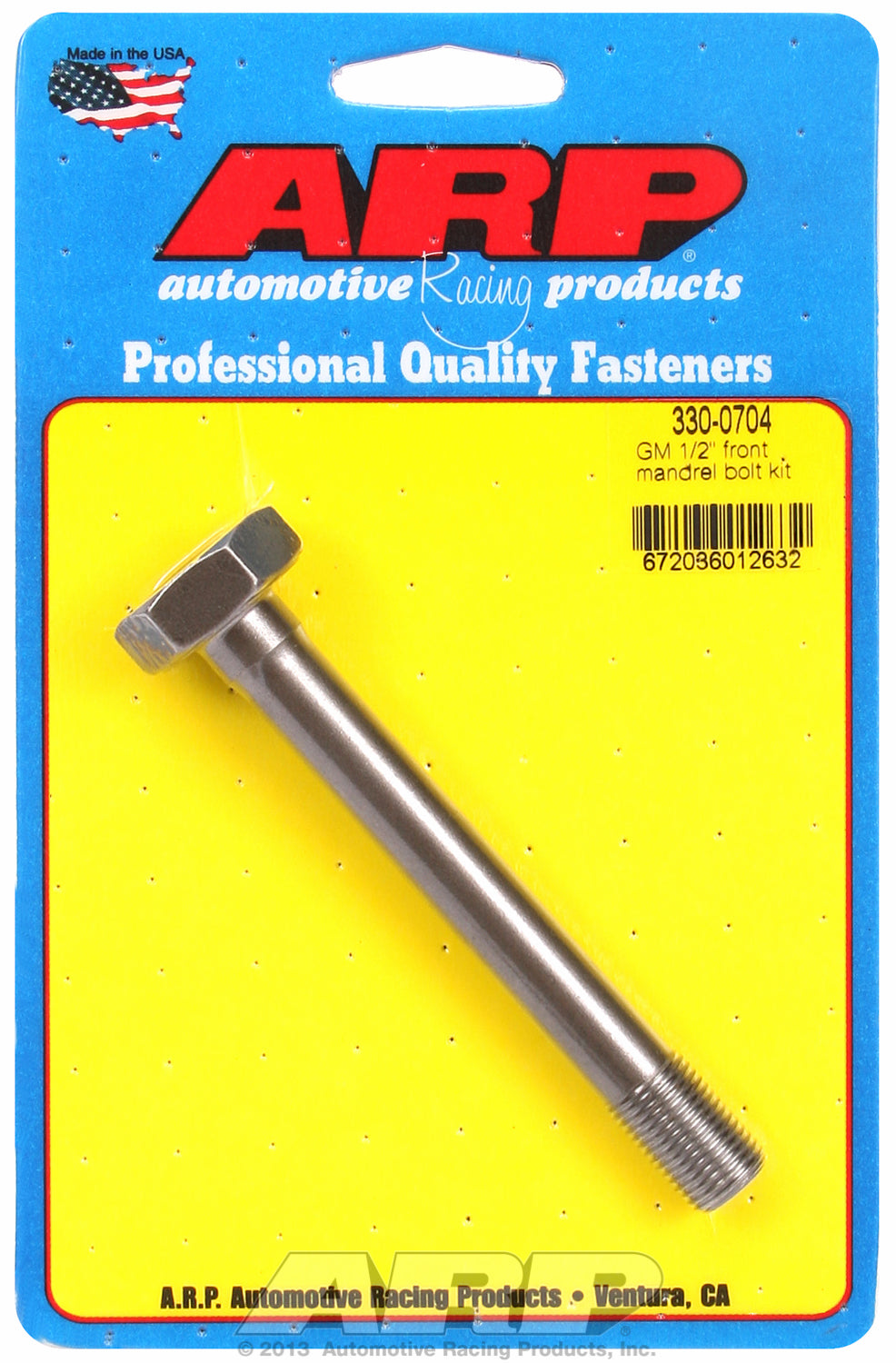 GM 1/2 front Mandrel bolt