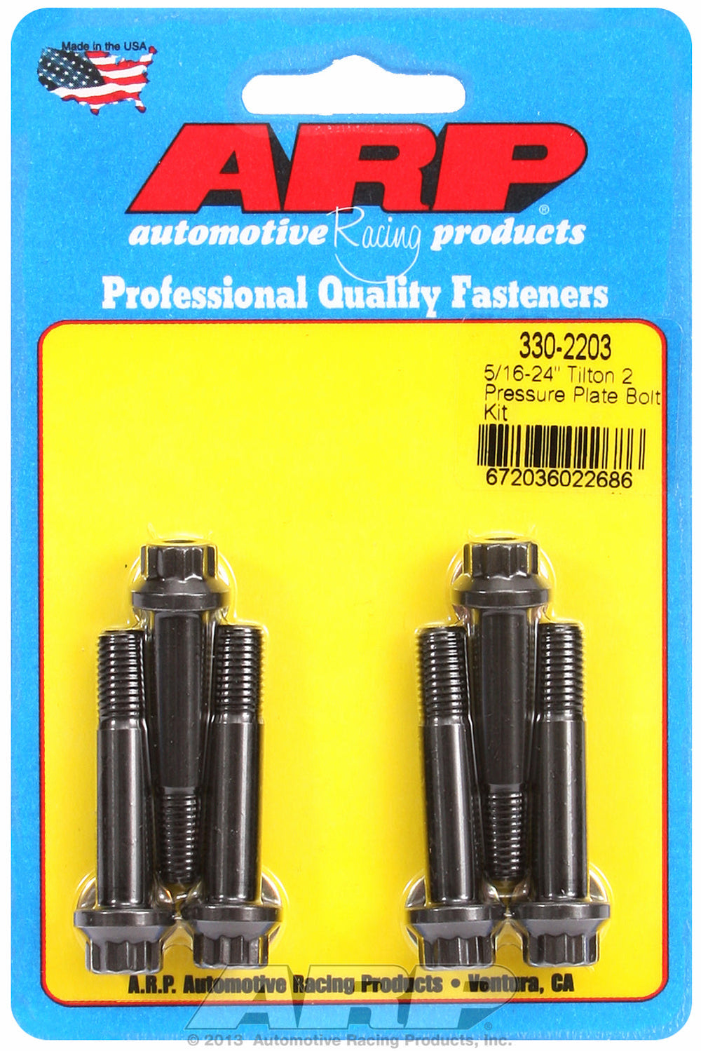 Pro Series Pressure Plate Bolt Kit for Chevrolet V8 w/ Tilton flywheel (1.500 UHL bolts)