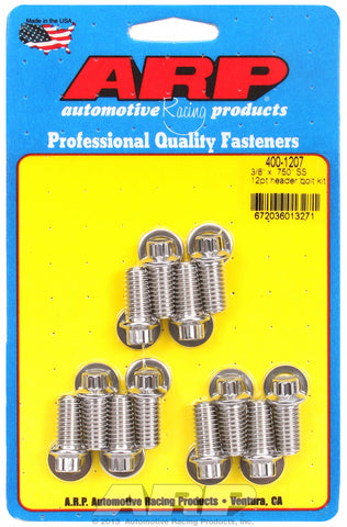 Header Bolt Kit For Universal Bolt kit, 5/16˝ wrench Stainless 12-Pt Head
