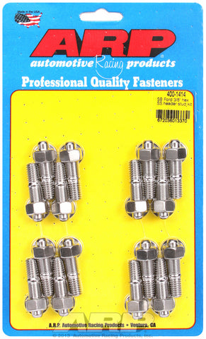 Header Stud Kit for Ford 3/8˝ stud Stainless Hex Head