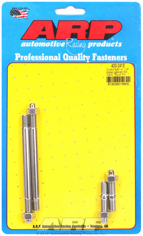 Quadrajet (all), with 1/4˝ base gasket Carb Stud Kit 1.700 (2) & 4.400 (2)in OAL