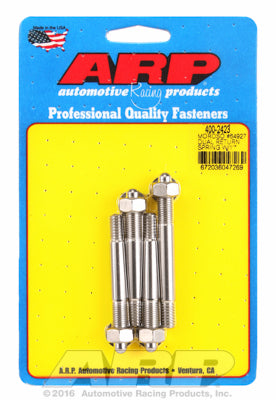 1˝ spacer with Moroso #64927 return spring kit Carb Stud Kit 2.700 (3) & 3.050 (1)in OAL