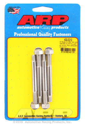 Universal 2.000˝ fan spacer, broached ARP Stainless / Polished - Hex Head 1/2in Wrenching