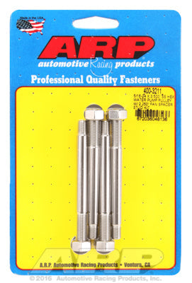 Universal 2.250˝ fan spacer, broached ARP Stainless / Polished - Hex Head 1/2in Wrenching