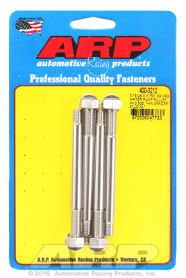 Universal 2.500˝ fan spacer, broached ARP Stainless / Polished - Hex Head 1/2in Wrenching