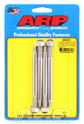 Universal 2.750˝ fan spacer, broached ARP Stainless / Polished - Hex Head 1/2in Wrenching