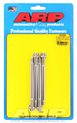 Universal Water Pump Pulley Stud Kit 3.000˝ fan spacer, broached ARP Stainless / Polished - 12-Pt He