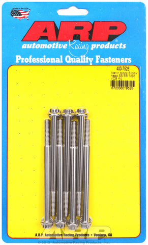 Valve Cover Bolt Kit for Cast Aluminum Covers Bolt kit, Brodix head, BB Stainless - 12-Pt Head