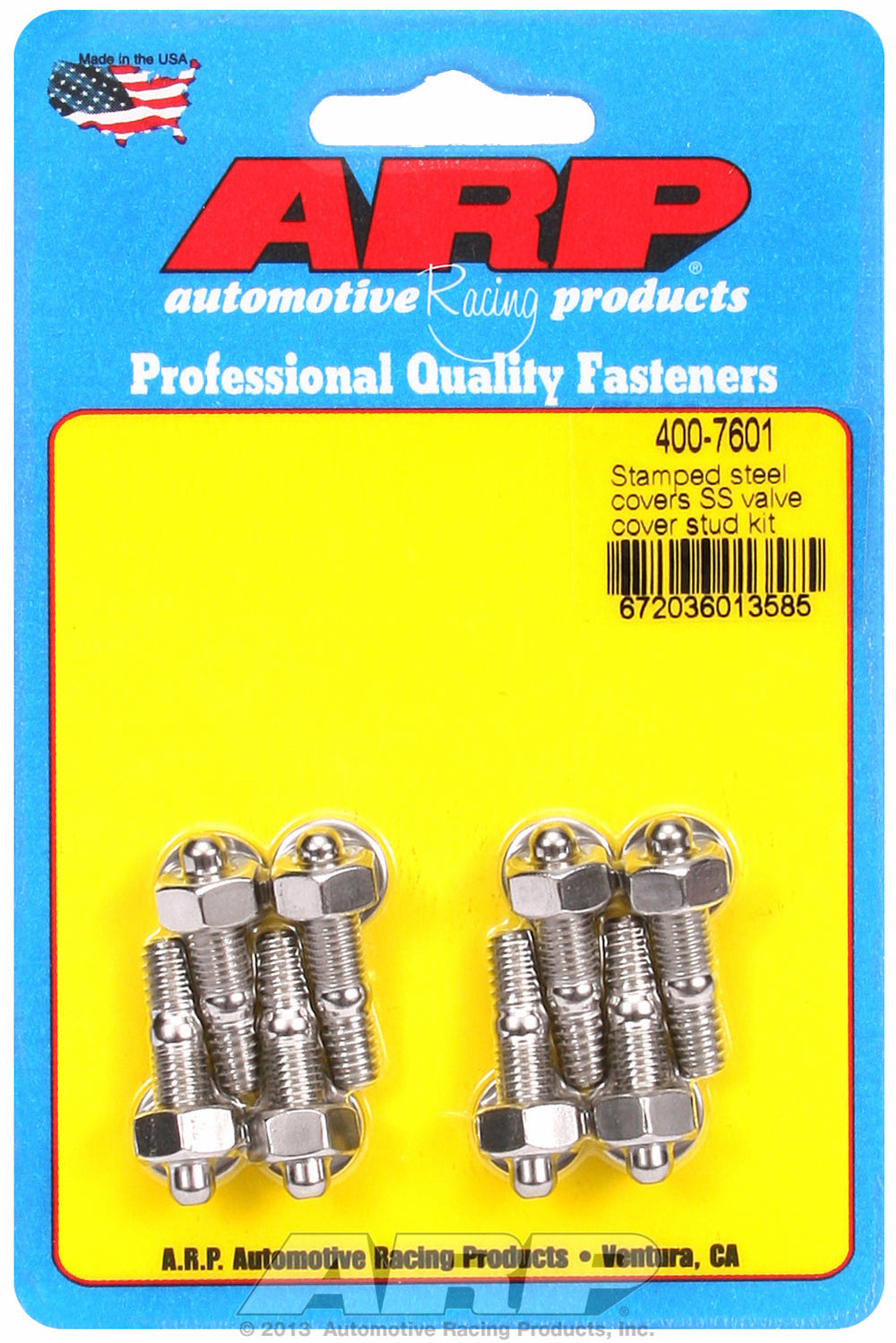 Valve Cover Stud Kit for Stamped Steel Stud kit Stainless - Hex Head