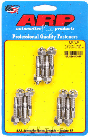 Valve Cover Stud Kit for Cast Aluminum Covers Stud kit Stainless - Hex Head