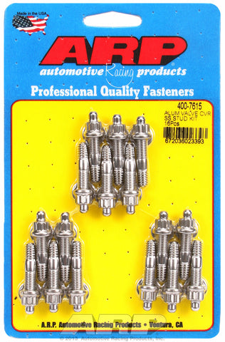 Valve Cover Stud Kit for Cast Aluminum Covers Stud kit Stainless - 12-pt Head