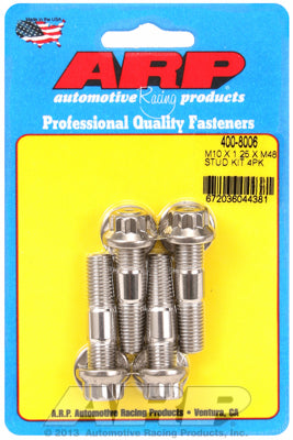 M10 X 1.25 X 48mm broached stud kit 4pcs