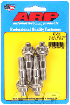 M10 X 1.25 X 55mm broached stud kit 4pcs