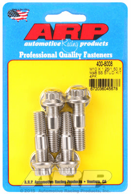 M10 X 1.25/1.50 X 48mm broached stud kit 4pcs