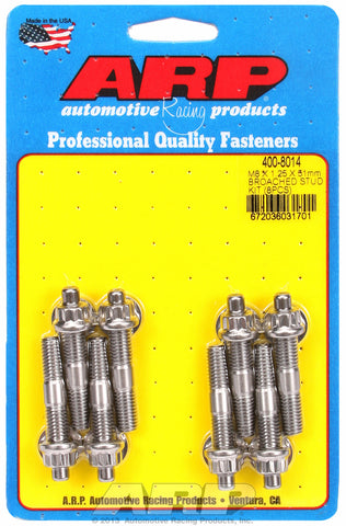 M8 X 1.25 X 51mm broached stud kit - 8pcs
