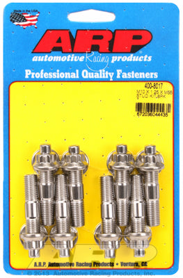 M10 X 1.25 X 55mm broached stud kit 8pcs