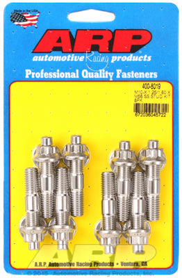 M10 X 1.25/1.50 X 55mm broached stud kit 8pcs