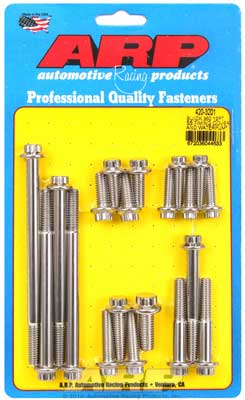 350, timing cover for Buick Stainless 12-Pt Heads