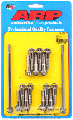 12-Pt Head Stainless Oil Pan Bolt Kit for Chevrolet GEN V 6.2L (LT1/LT4)