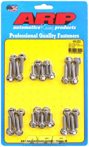 Coil Bracket Bolt Kit for Chevrolet LS Series small block Stainless - Hex Head