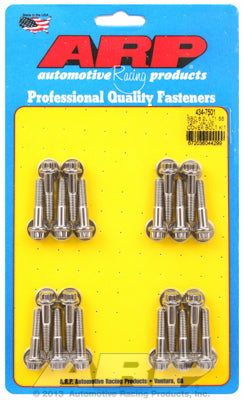 Valve Cover Bolt Kit for Cast Aluminum Covers Chevy GEN V 6.2L (LT1/ LT4) Stainless - 12-Pt Head