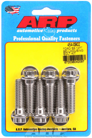 Bellhousing Bolt Kit for Ford 289-302-351W small block - Automatic Transmission Stainless 12-Pt Head