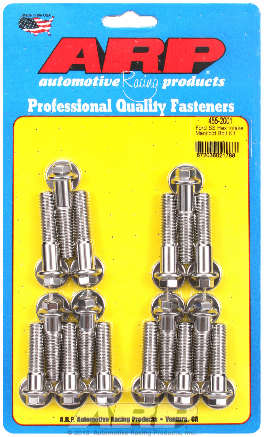 Hex Head Stainless Intake Manifold Bolts for Ford 429-460 cid