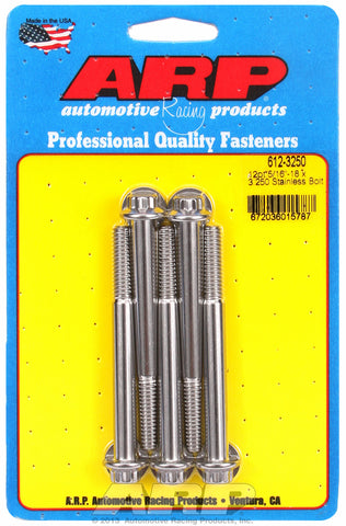 5/16-18 x 3.250 12pt SS bolts