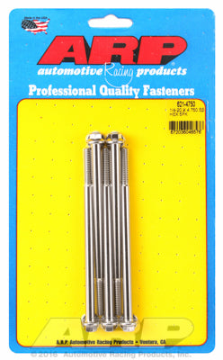 1/4-20 x 4.750 hex SS bolts