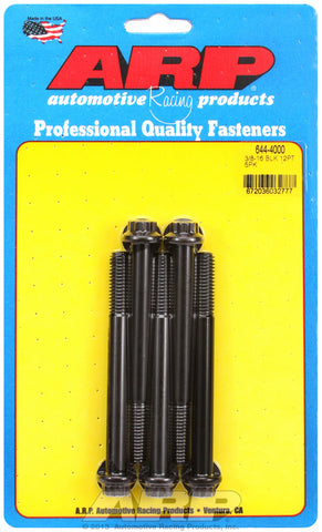 3/8-16 x 4.000 12pt 7/16 wrenching black oxide bolts