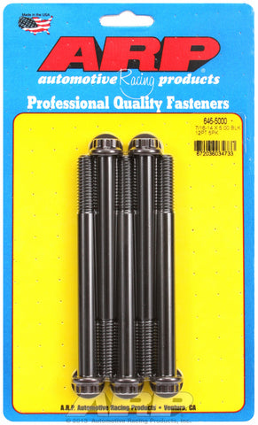 7/16-14 X 5.000 12pt 1/2 wrenching black oxide bolts