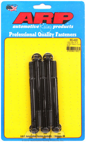 3/8-16 X 4.500 hex black oxide bolts