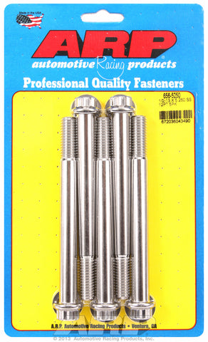 1/2-13 x 5.250 12pt SS bolts