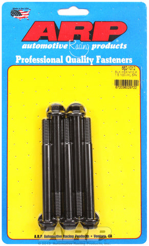 M10 x 1.50 x 100 hex black oxide bolts