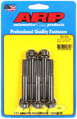 M10 x 1.50 x 65 12pt black oxide bolts